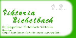 viktoria michelbach business card